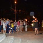 Огненное шоу на улицах Харькова, июль 2016