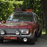 На «выставке» американских автомобилей победил советский мотоциклист (фото)