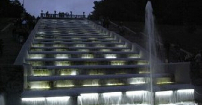 Полная смена «декораций» фонтана «Каскад» и ККЗ «Украина»