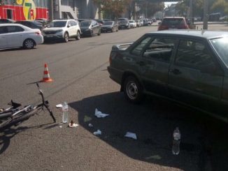 В Харькове сбивают велосипедистов