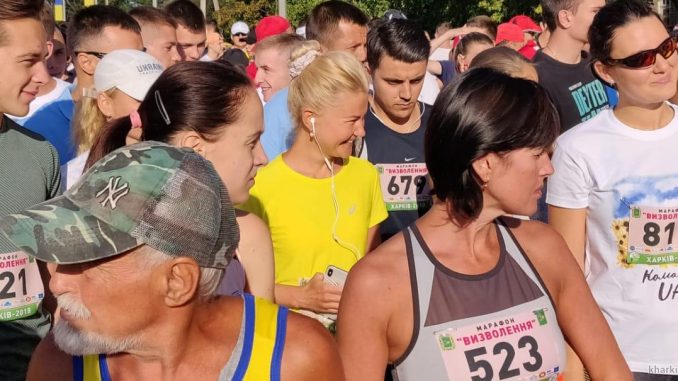 Ю.Светличная пообещала встретиться с марафонцами на финише