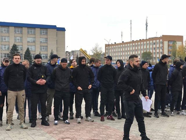 Петиция президенту, пикет Лугансокй обладминистрации, октябрь 2018