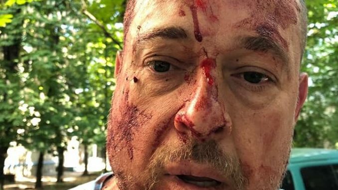 В Харькове избили активиста